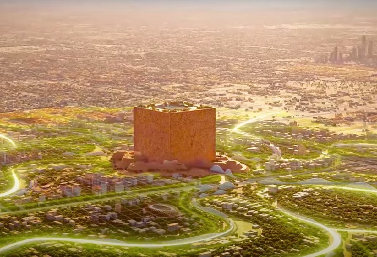 ویدئو | طرح عربستان برای ساخت یک ساختمان مکعبی غول‌پیکر شبیه به کعبه