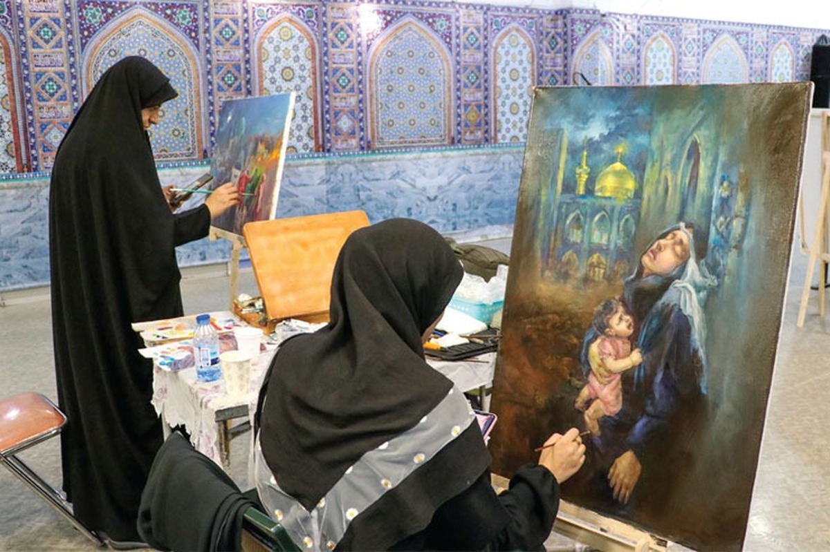 گزارشی از فعالیت هنری بانوان مشهدی |  تولید هنری زیر سایه بی‌مهری مسئولان