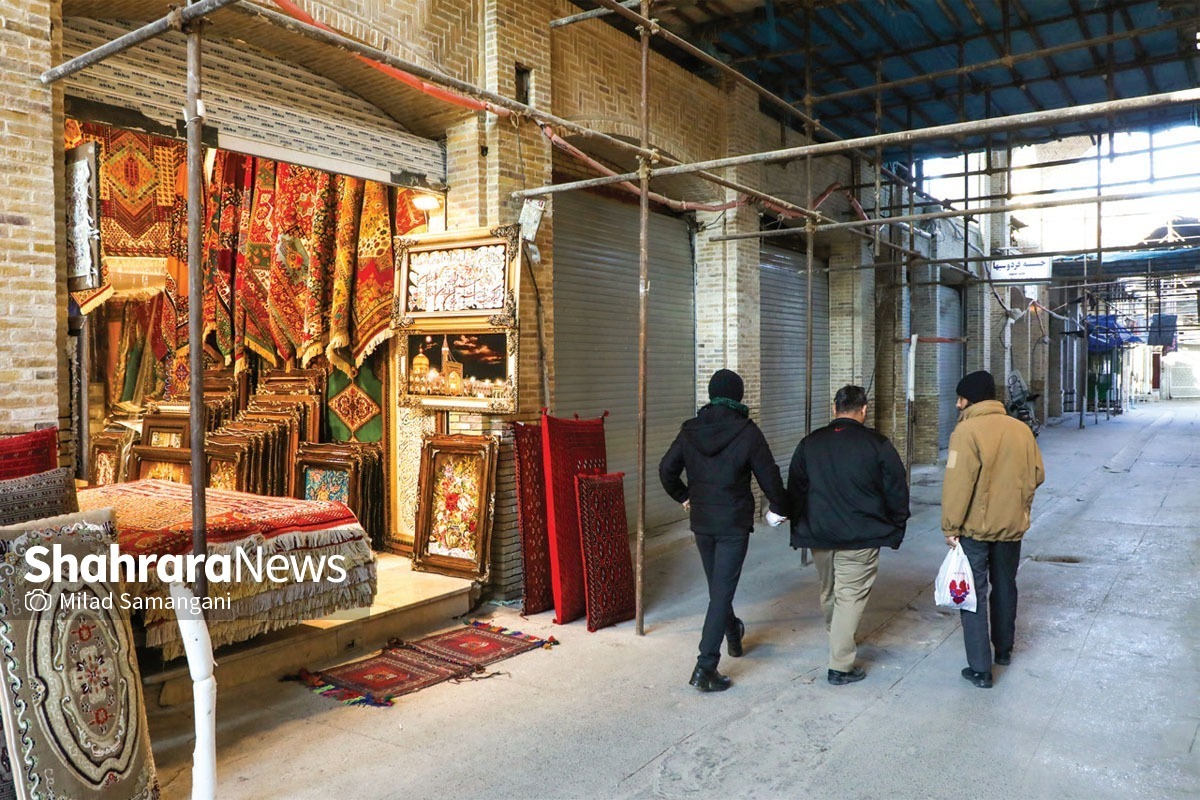 تلاش برای احیای بازار تاریخی فرش در مشهد