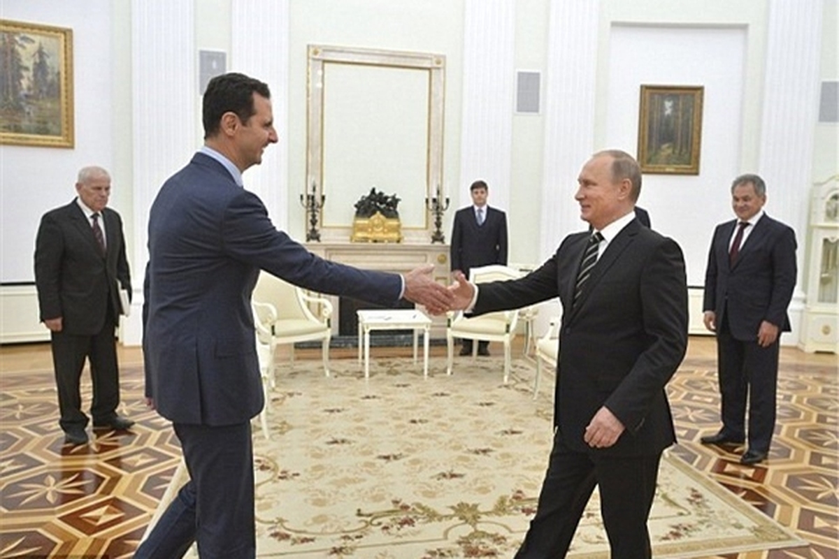 «بشار اسد» با «پوتین» دیدار کرد | حمایت مجدد سوریه از روسیه + فیلم