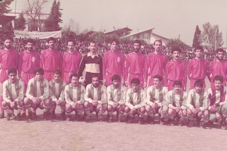 قاب خاطره | عکس قدیمی و زیر خاکی از تیم فوتبال هواپیمایی مشهد