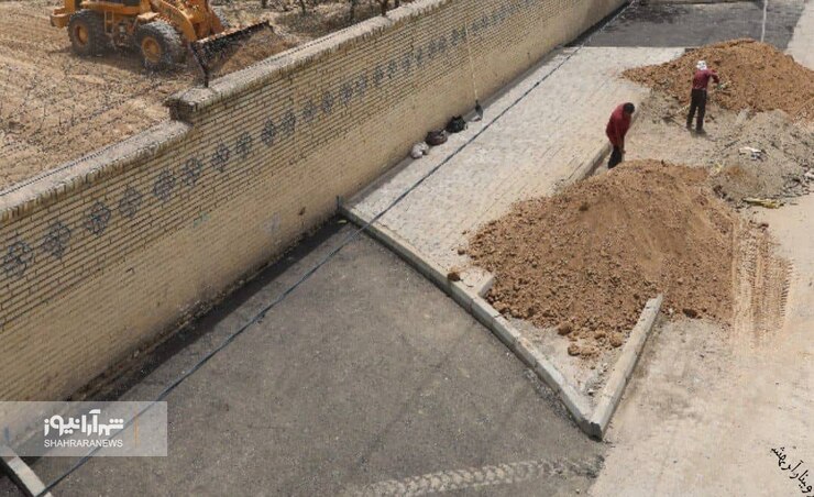 ویدئو | تصاویری از تخریب دیوار‌های پادگان لشکر ۷۷ ارتش برای بازگشایی معابر