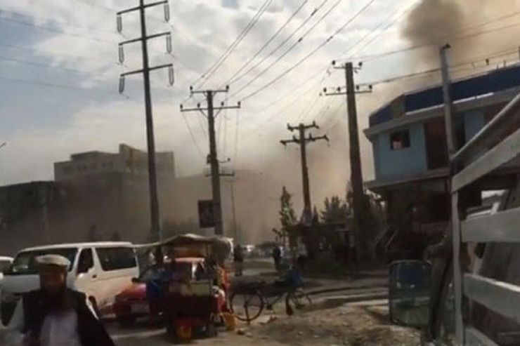 انفجار مهیب در مسجد «حضرت ذکریا» کابل افغانستان + فیلم