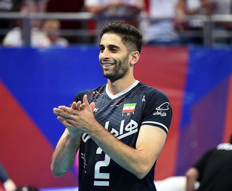 عبادی‌پور امتیازآورترین بازیکن دیدار تیم ملی والیبال ایران و ایتالیا