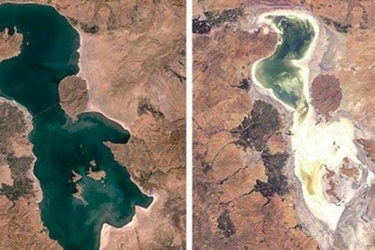 دریاچه ارومیه شده کویر لوت!