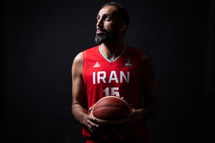 فیبا، کاپیتان تیم ملی بسکتبال ایران را «اسطوره» خواند | حدادی: هیجان‌زده‌ام
