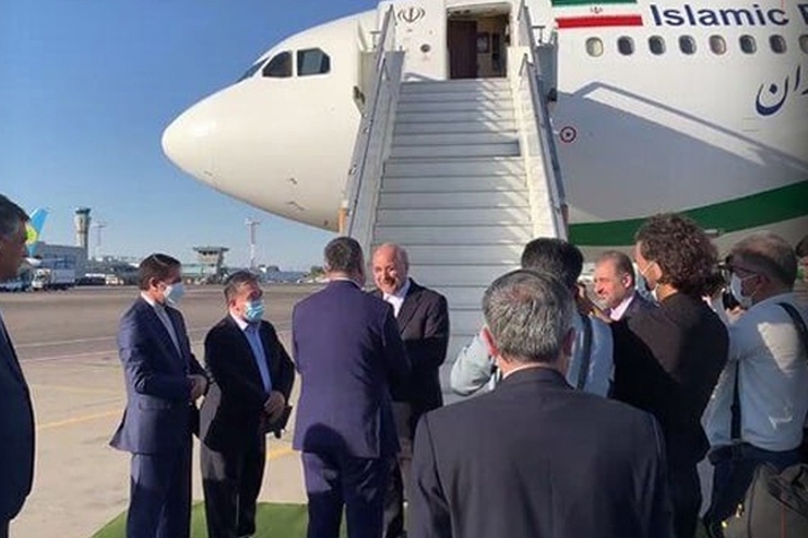 رئیس مجلس وارد ازبکستان شد