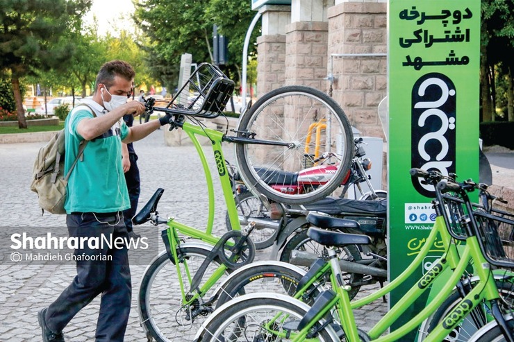 صفرتاصد چگونگی استفاده از دوچرخه‌های اشتراکی در مشهد| باید و نباید‌های «بایدو»
