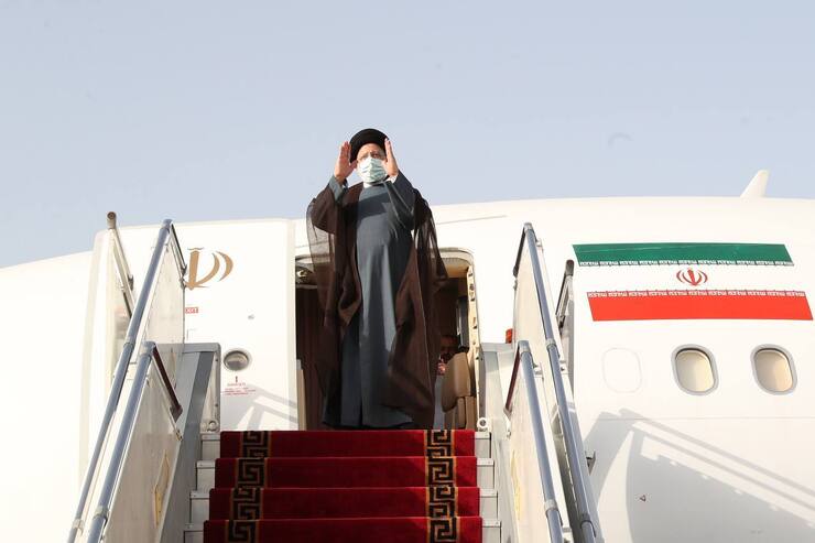 رئیس‌جمهور تهران را به مقصد عشق‌آباد ترک کرد| رئیسی: عدم حضور بیگانگان در دریای خزر مورد توافق کشورهای ساحلی است