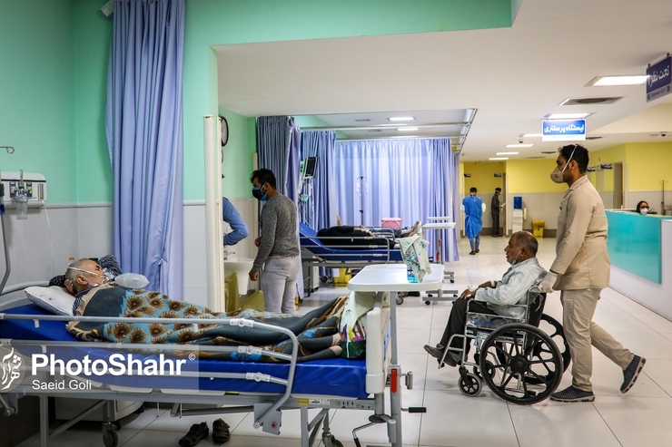 افزایش چشمگیر تعداد بیماران بستری مبتلا به کرونا در بیمارستان قائم (عج) مشهد