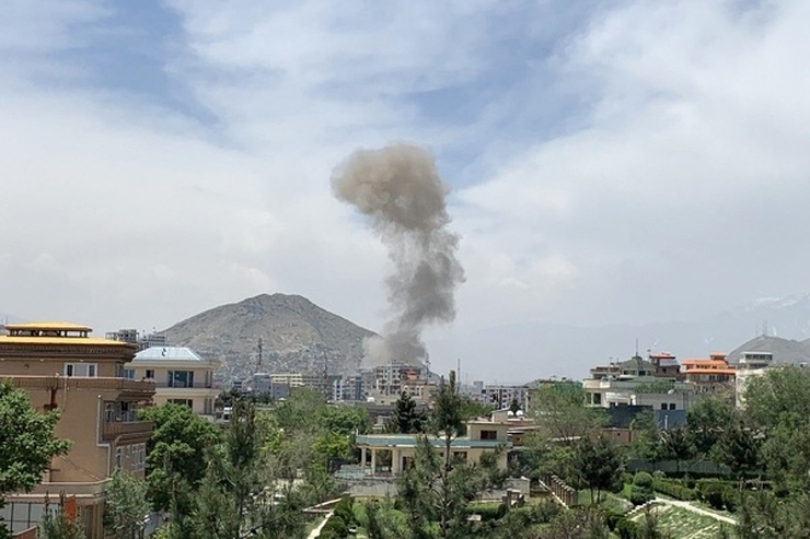 فرود یک راکت در منطقه وزیر اکبرخان کابل