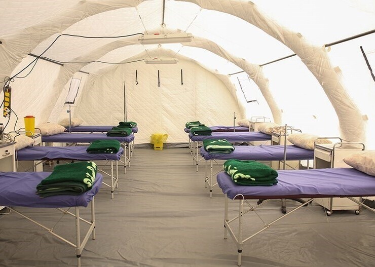استقرار ۹۰ تیم امدادی پلیس در پایانه‌های مرزی| برپایی بیمارستان صحرایی ۴۰ تختخوابی در مرز مهران