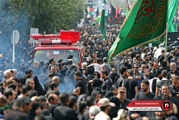 تمهیدات آتش‌نشانی مشهد برای راهپیمایی روز اربعین اعلام شد