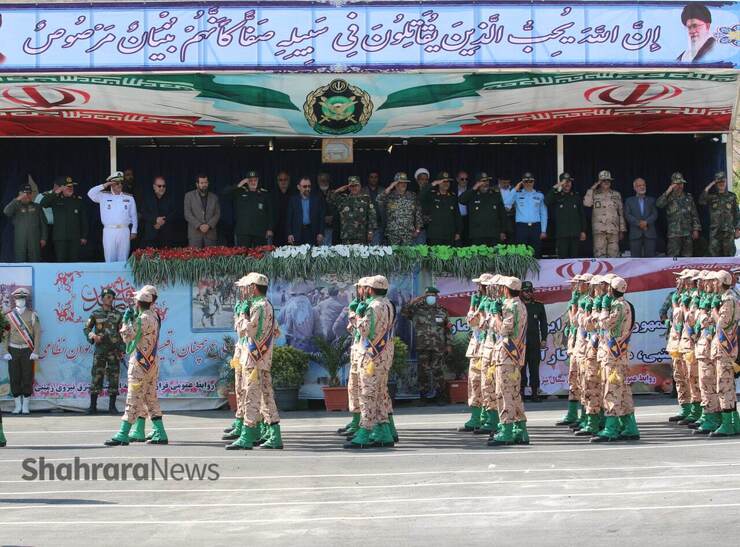 مراسم رژه نیرو‌های مسلح در مشهد برگزار شد (۳۱ شهریورماه ۱۴۰۱)