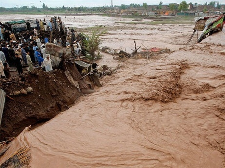 ویدئو | تصاویری هولناک از سیل شدید در پاکستان