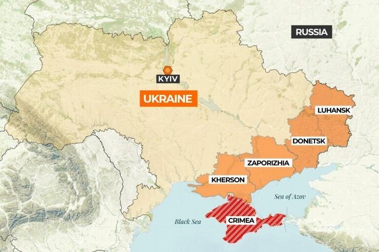 همه‌پرسی الحاق دو منطقه از اوکراین به روسیه آغاز شد