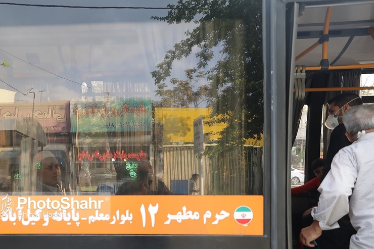 سرویس‌دهی رایگان اتوبوسرانی مشهد در خطوط عبوری و منتهی به حرم‌مطهر در سه روز پایانی ماه صفر