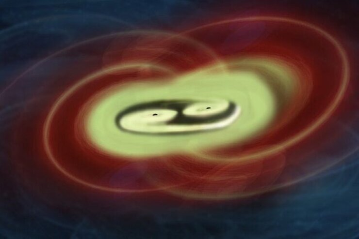 برخورد ۲ سیاهچاله نظریه ۱۰۰ ساله اینشتین را تایید کرد