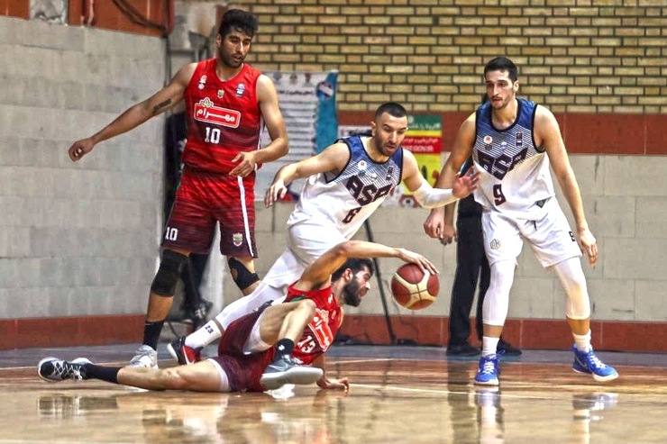 پیروزی شیرین بسکتبالیست‌های آویژه مقابل مهرام