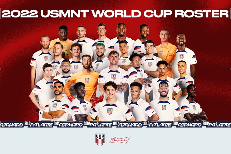 رونمایی از فهرست ۲۶ نفره بازیکنان آمریکا در جام جهانی ۲۰۲۲