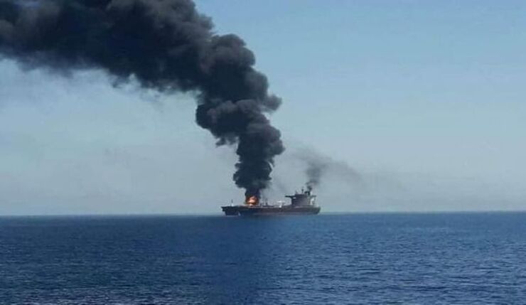 حمله پهپادی به نفتکش متعلق به میلیاردر صهیونیست در نزدیکی عمان+ جزئیات