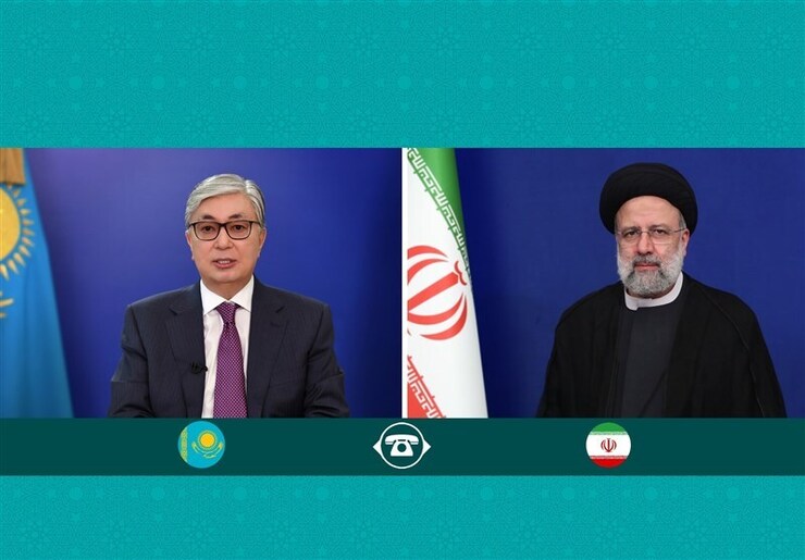 رئیسی در تماس تلفنی رئیس جمهور قزاقستان: روابط تهران-آستانه همواره رو به پیشرفت بوده  است
