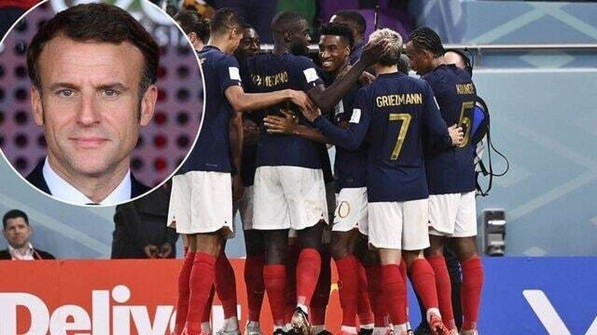 پیش‌گویی رییس‌جمهور فرانسه از مسابقه این تیم در جام جهانی قطر درست از آب درآمد!