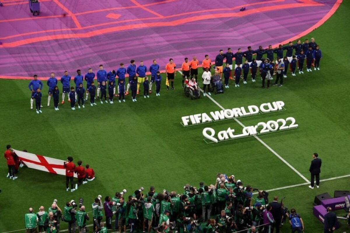 فیلم خلاصه بازی انگلیس و فرانسه در یک چهارم نهایی جام جهانی قطر