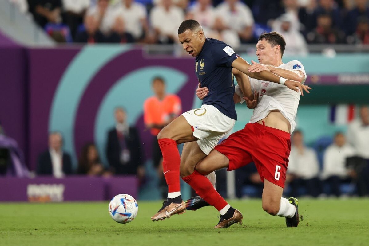 ویدئو| گل اول دانمارک به فرانسه توسط کریستینسن