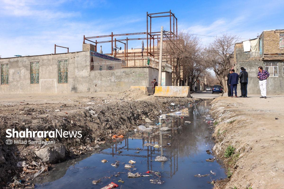 آغاز احداث کانال جمع‌آوری آب‌های سطحی در التیمور مشهد از ماه آینده
