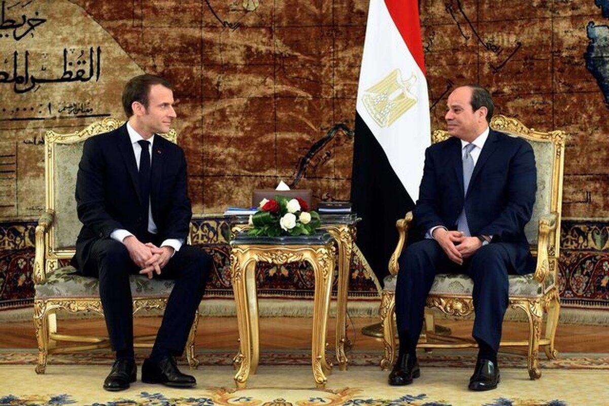 روسای جمهور مصر و فرانسه درباره غزه رایزنی کردند