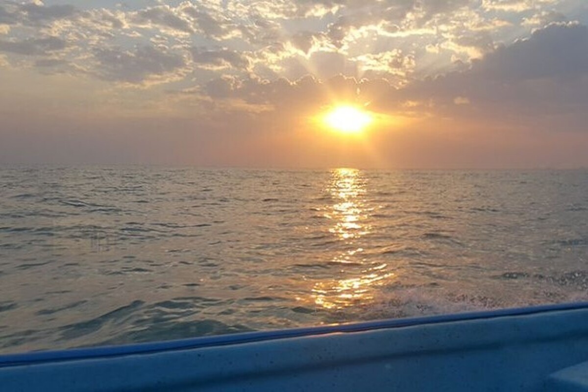 ویدئو| طلوع زیبای خورشید در خلیج فارس