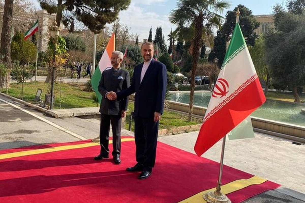 استقبال وزیر خارجه از همتای هندی خود در تهران + فیلم