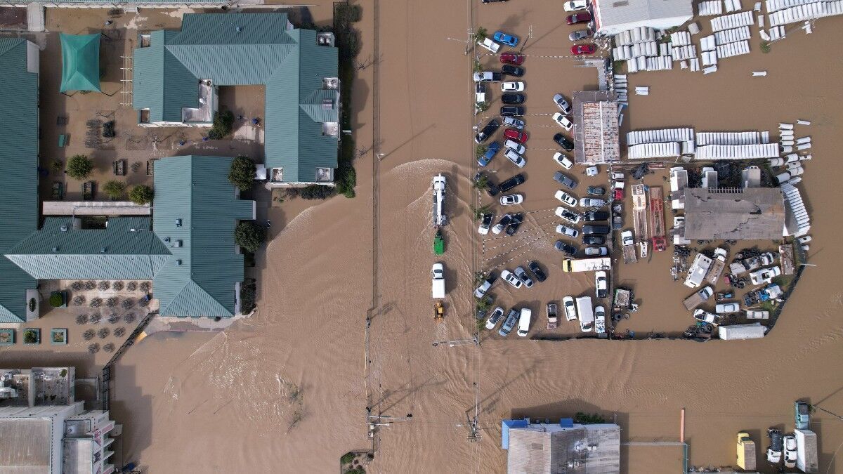 ویدئو| طوفان اقیانوسی در کالیفرنیا