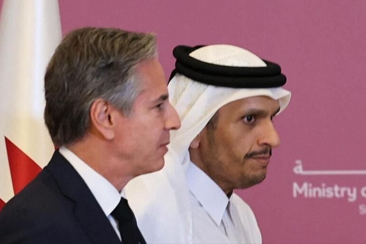 دیدار وزرای خارجه آمریکا و قطر درباره اوضاع منطقه در واشنگتن