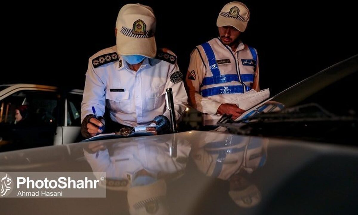 اعمال قانون ۲۲۲۸ فقره تخلفات حادثه‌ساز در مشهد | ۱۱۵ خودرو توقیف شد (۲ بهمن ۱۴۰۲)