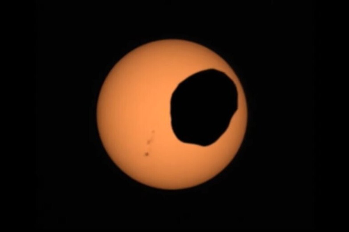 ویدئو| تایم لپس زیبا از خورشید گرفتگی در مریخ