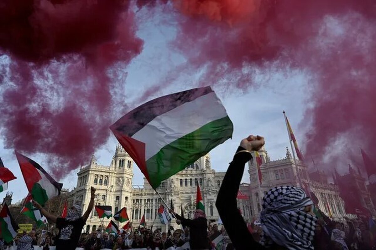 تظاهرات در رم، میلان، مادرید و برلین در حمایت از مردم غزه