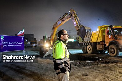 آغاز عملیات اجرایی خط انتقال و احداث مخزن ۵۰ هزار متر مکعبی ذخیره پساب در میدان آزادگان مشهد