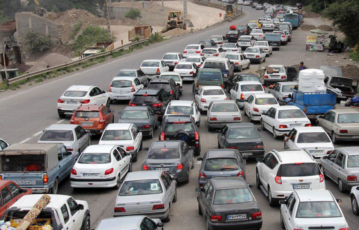 آخرین وضعیت راه‌های کشور| ترافیک سنگین در آزادراه تهران-شمال و محور چالوس (۱۴ خرداد ۱۴۰۲)
