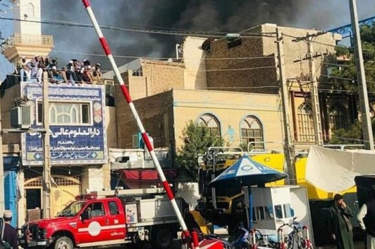 آتش‌سوزی در یک مرکز تجارتی در هرات مهار شد