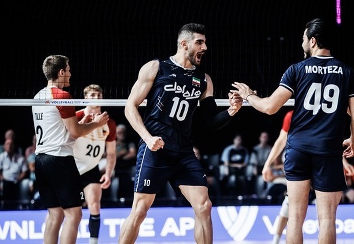 پیروزی آسان والیبالیست‌های ایران مقابل آلمان