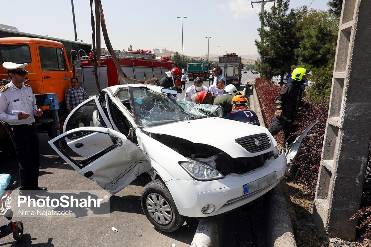 ویدئو | صحنه های دلخراش از تصادفات شهری و جاده ای در مشهد
