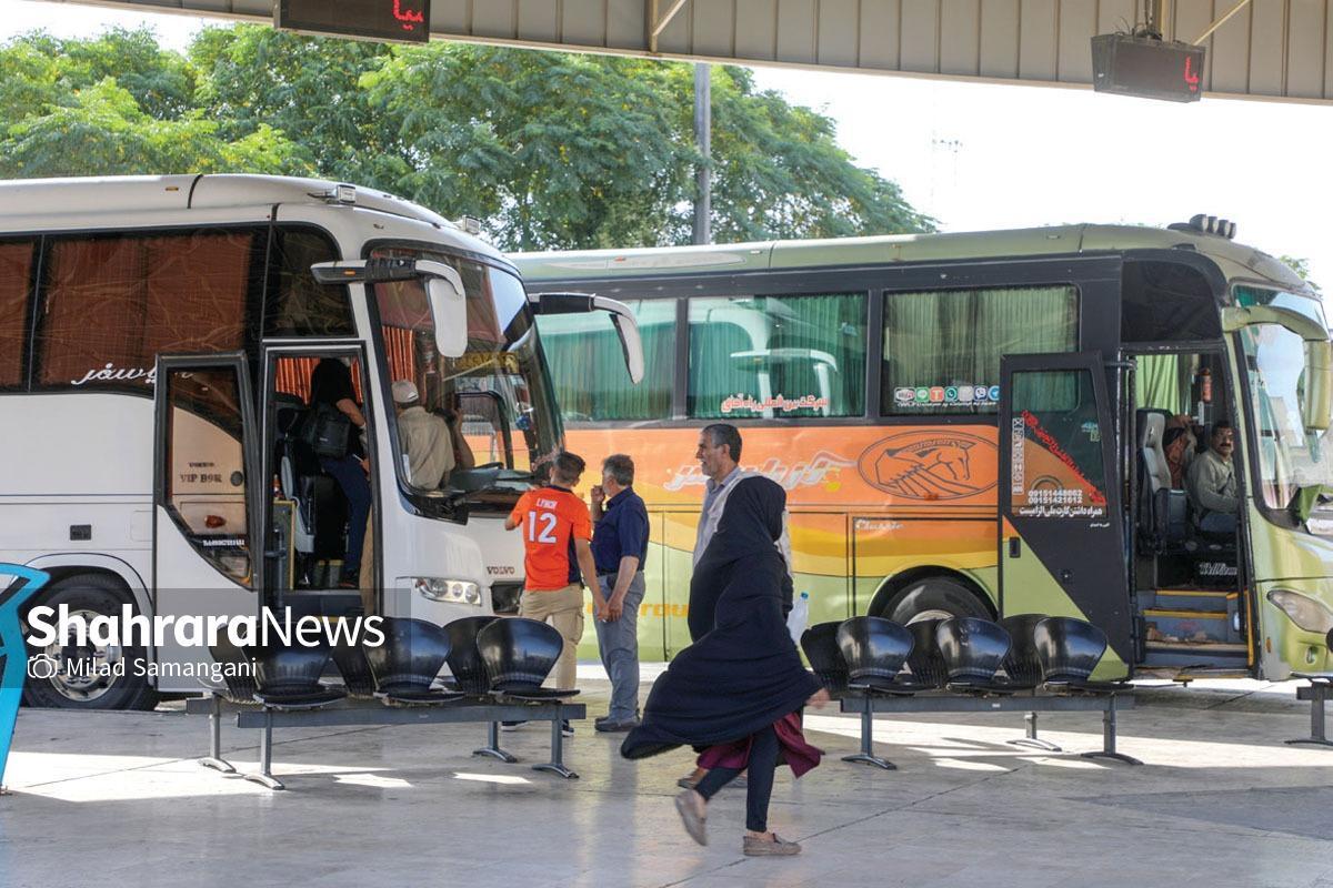 کمبود بلیت، این‌بار برای اتوبوس بین شهری | لغو مسیر‌های هوایی مشهد، مسافران را به ناوگان مسافربری اتوبوس کشاند