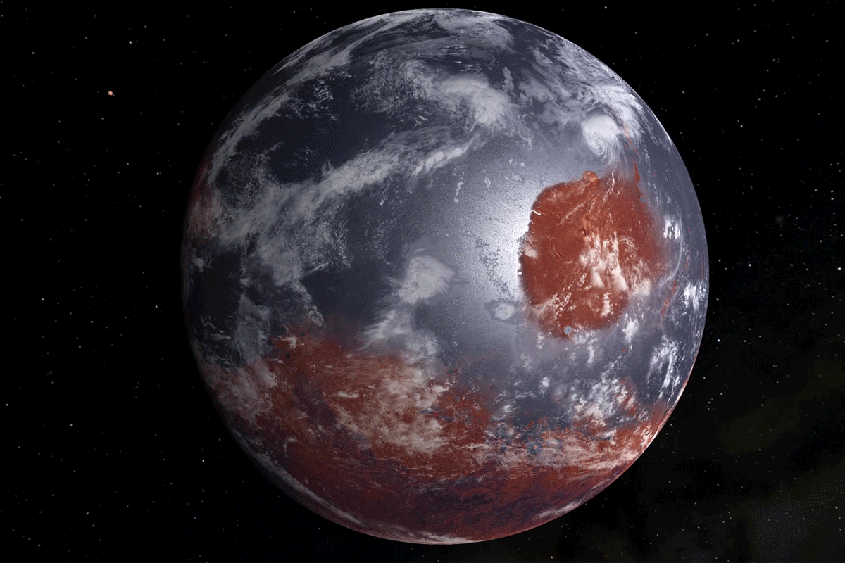 عکس های شگفت‌انگیز ناسا، مریخ را در نور فرابنفش نشان می‌دهد | سیاره سرخ را هرگز به این شکل ندیده‌اید