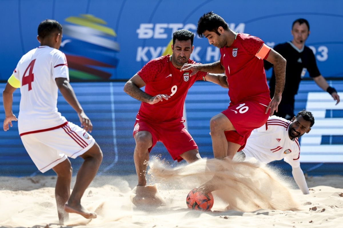نایب‌قهرمانی فوتبال ساحلی ایران در مسابقات روسیه