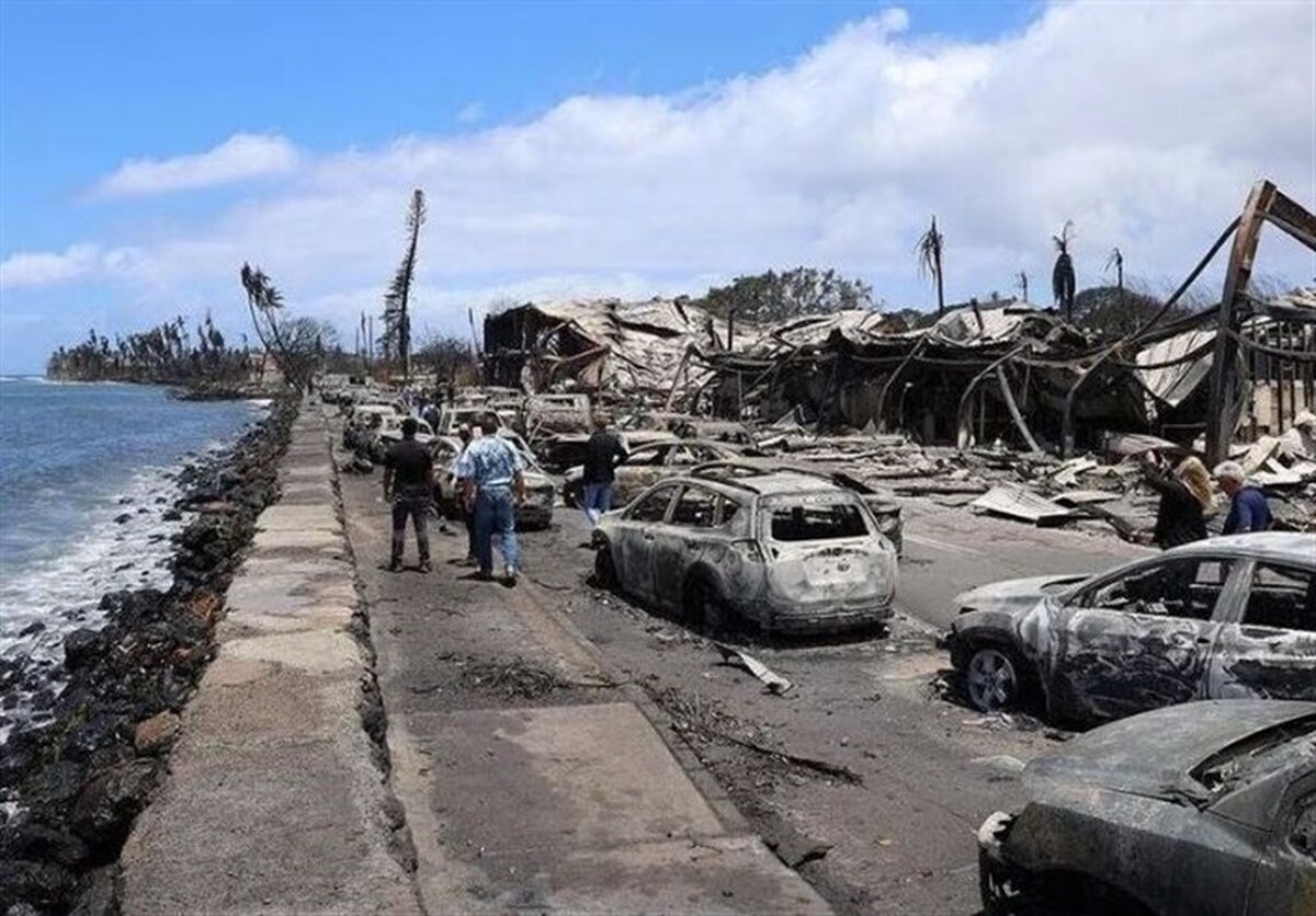 ویدئو| هاوایی قبل و بعد از آتش‌سوزی