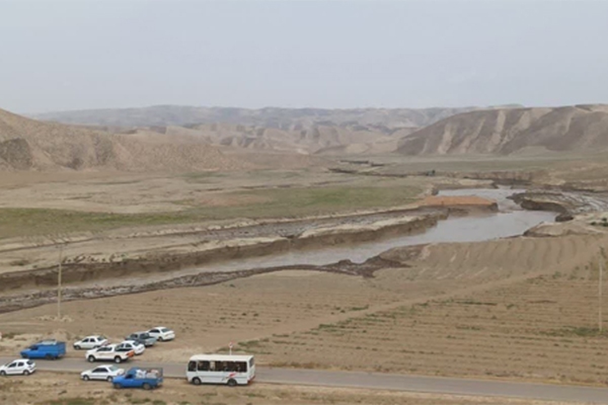 سیل، راه پنج روستای کلاله استان گلستان را مسدود کرد + فیلم