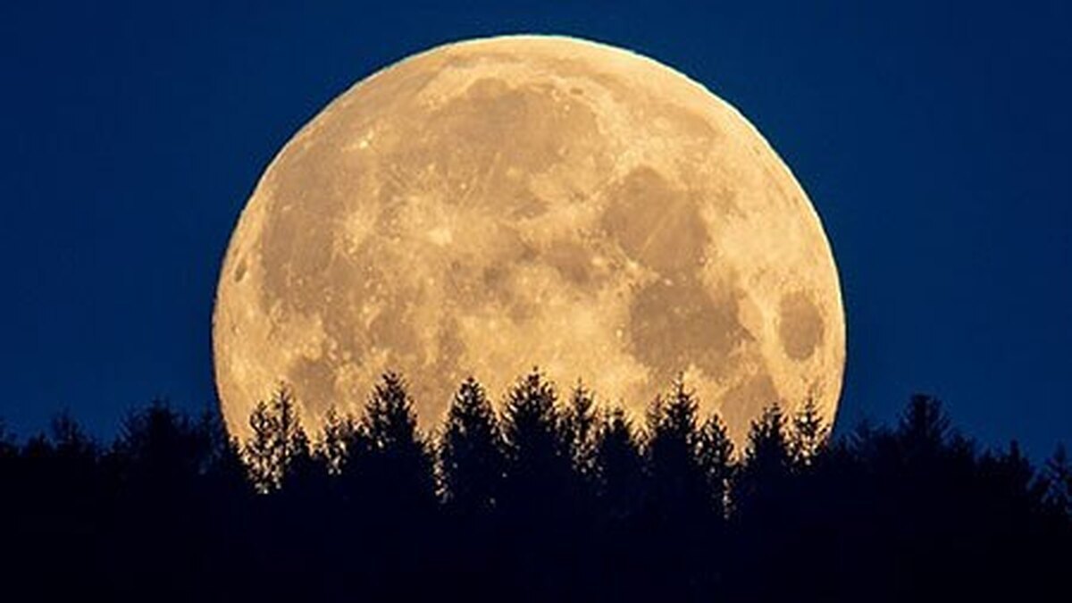 ویدئو| غروب ماه در سبلان