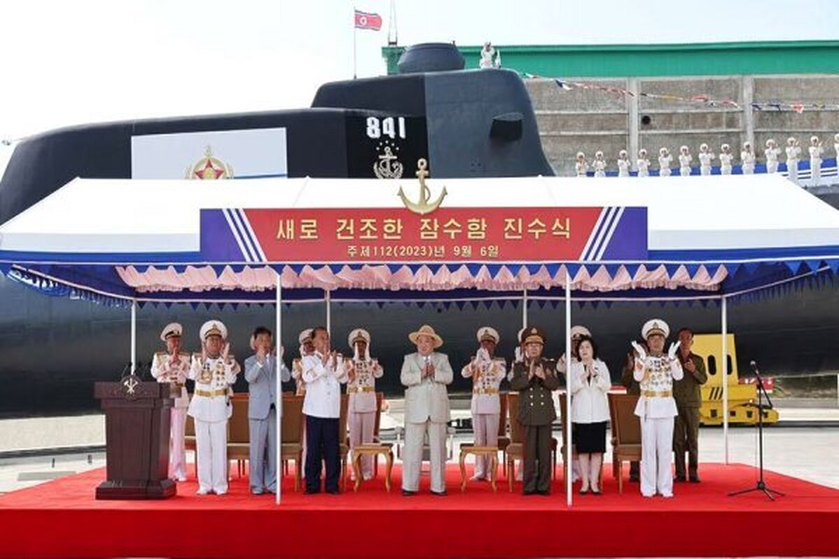 کره شمالی از زیردریایی هسته‌ای جدید رونمایی کرد